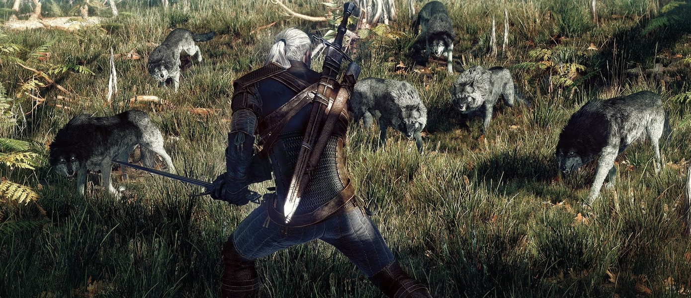 Вышел новый мод для The Witcher 3: Wild Hunt, делающий волков союзниками Геральта в битвах