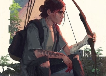 Лук наготове: иллюстратор комиксов нарисовал черно-белый арт с героиней The Last of Us: Part II