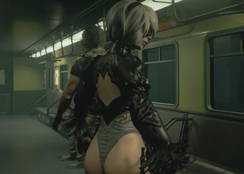 Сексуальная девушка-андроид против орд зомби - моддеры добавили 2B из Nier: Automata в демку ремейка Resident Evil 3