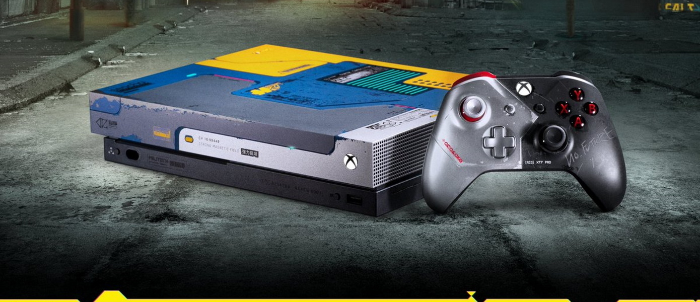 Как создавалась киберпанк-консоль: Xbox One X в стиле Cyberpunk 2077 показали во всей красе