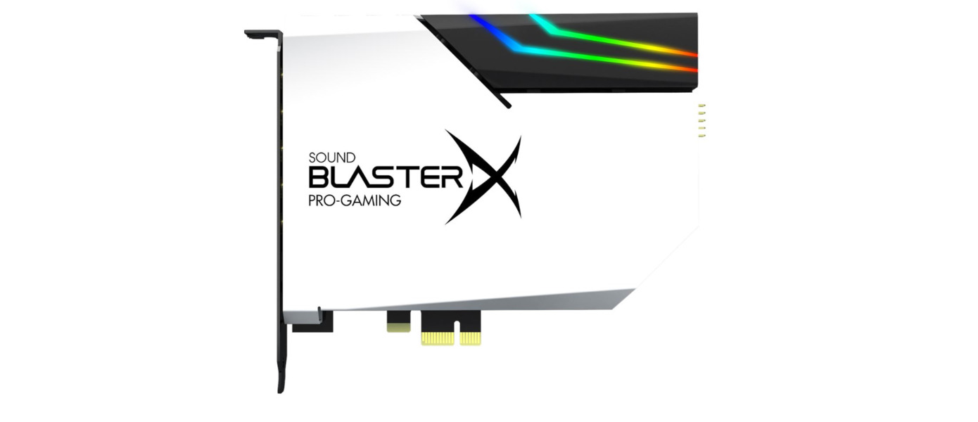 Creative Technology представила звуковую карту Sound BlasterX AE-5 Plus Pure Edition