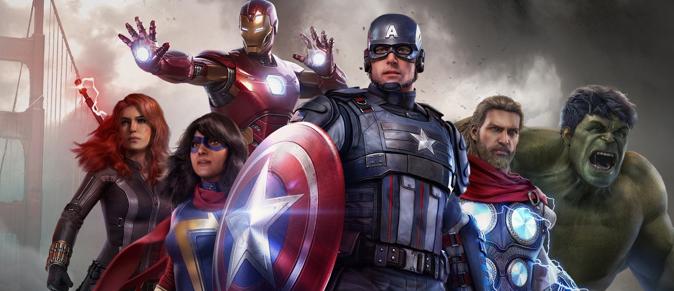 Мстители в сборе: Разработчики Marvel’s Avengers представили новый скриншот с Черной Вдовой, Халком и Мисс Марвел