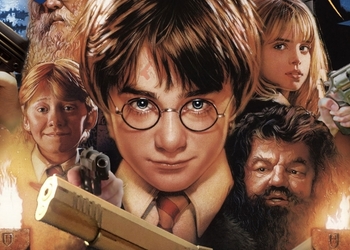 Гарри Поттер с пистолетом: Фанат показал, как будет выглядеть легендарный фильм, если заменить всю магию на огнестрел