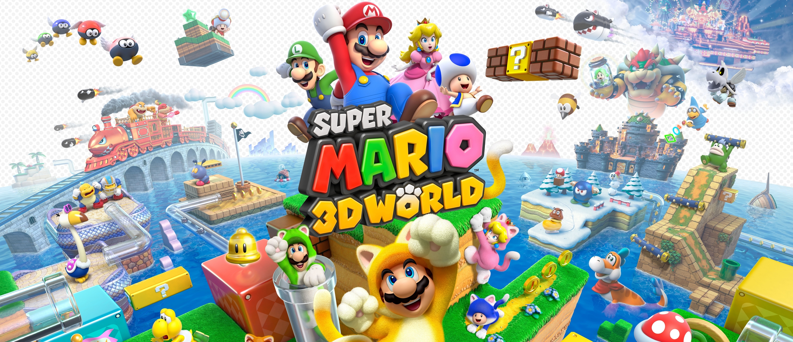 Super mario world. Super Mario 3d World Nintendo Wii u. Super Mario 3d World Bowser's Fury. Super Mario 3 d World Bowser s Fury. Super Mario 3d World: блобобосс.