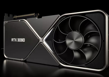 Настоящий гигант: Мощная видеокарта NVIDIA RTX 3090 удивила своими габаритами - больше нее оказалась только PS5