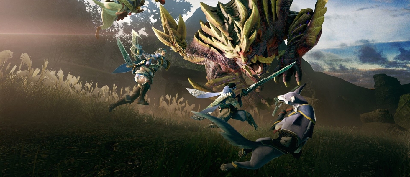 Охотник, Палико и Паламут против Тетранадона: Capcom устроила показ Switch-эксклюзива Monster Hunter Rise