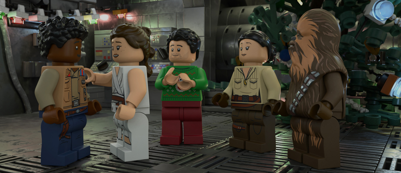 Кубики и малыш Йода: Опубликован первый трейлер мультфильма LEGO Star Wars Holiday Special