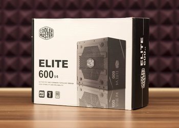 Обзор блока питания Cooler Master ELITE 600 V4