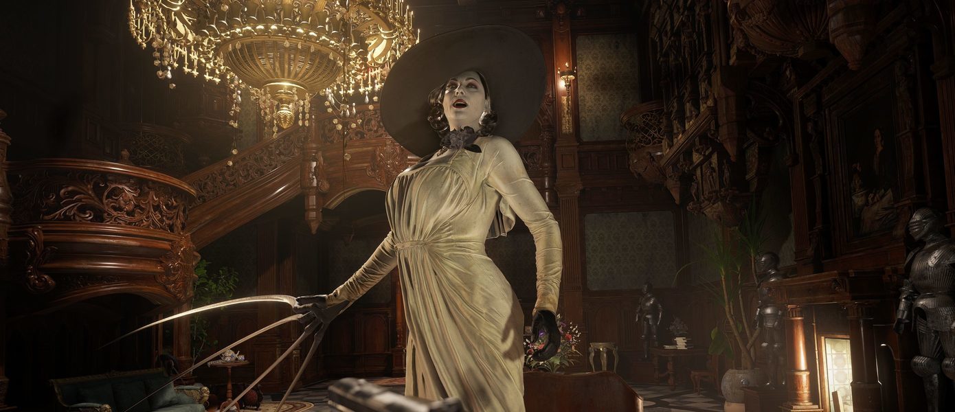 Замок разврата: Игрок полностью раздел Леди Димитреску в Resident Evil Village
