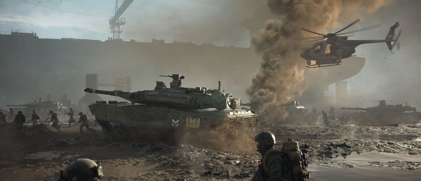 Вертолетный бой в Катаре: EA показала геймплейный тизер Battlefield 2042