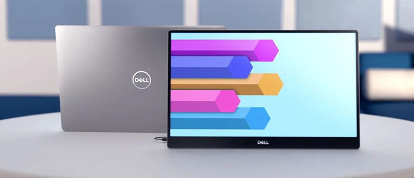 Dell представила свой первый портативный монитор