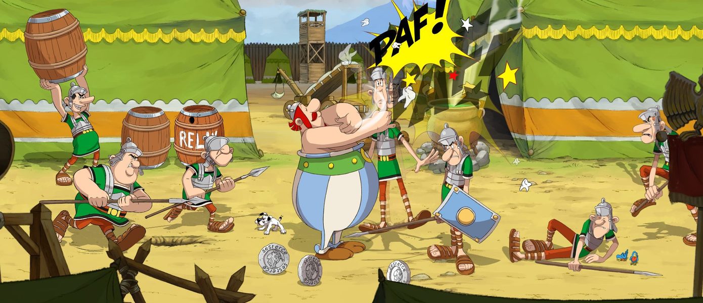 Астерикс и Обеликс избивают римлянов в трейлере Asterix & Obelix: Slap them All!