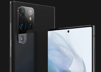 В сети появились рендеры флагманских смартфонов Samsung Galaxy S22, S22+ и S22 Ultra