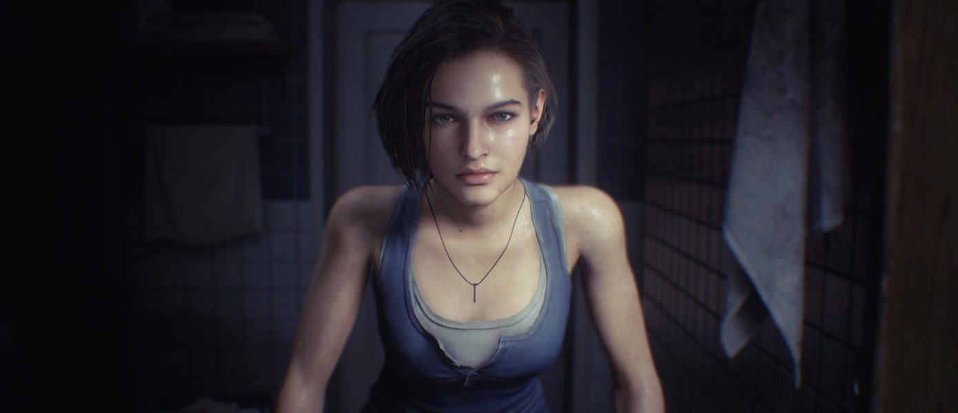 Джилл в юбочке под фиксированной камерой в демонстрации фанатского ремейка Resident Evil 3 на Unreal Engine 5