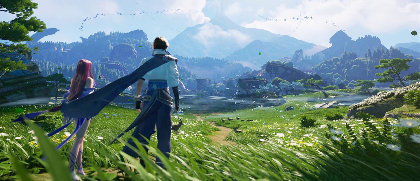 Китайская красота: Tencent анонсировала ролевую игру Honor of Kings World с полётами на китах