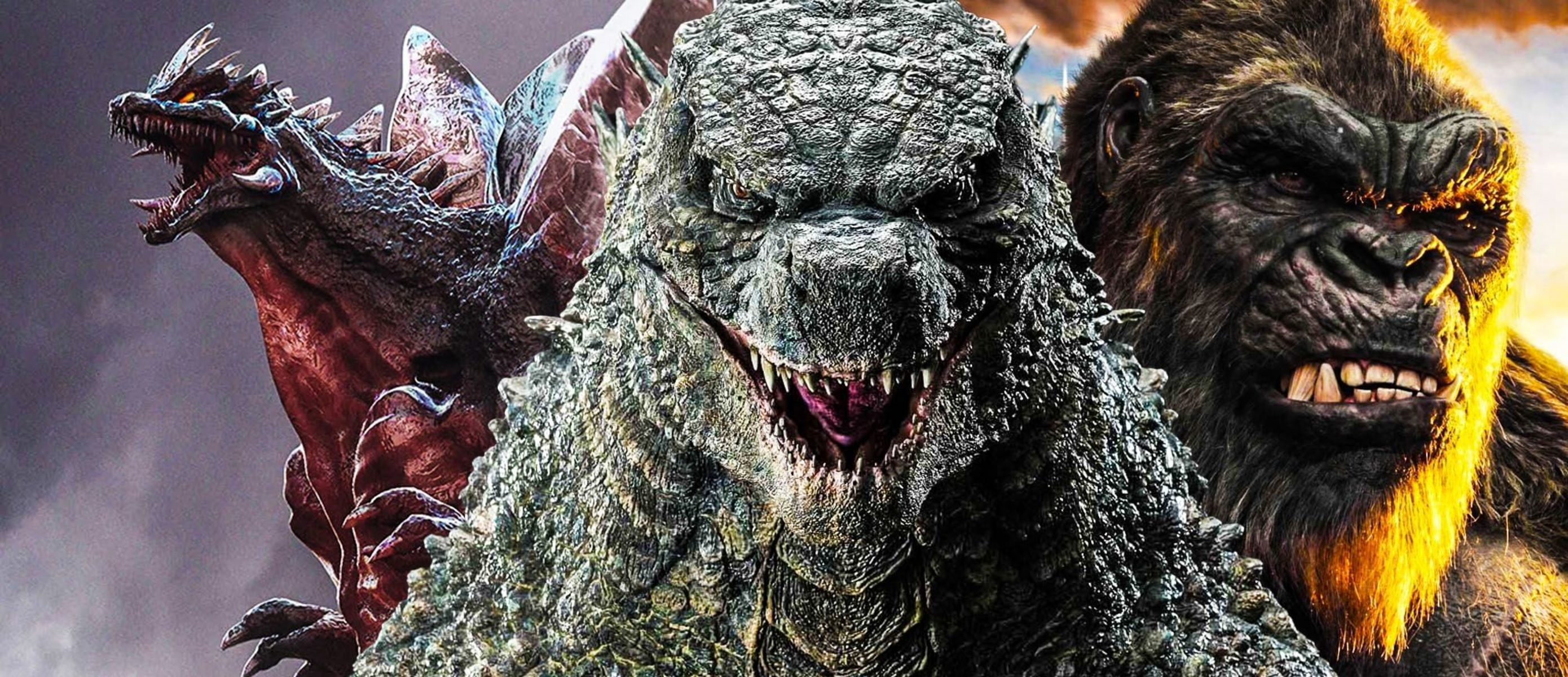 Godzilla va king kong yangi imperiya. Годзилла против Конга. Годзилла 2019 MONSTERVERSE.