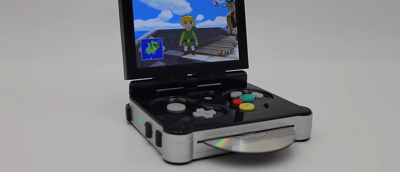 Моддер сделал из Wii портативную GameCube в форм-факторе Game Boy Advance SP
