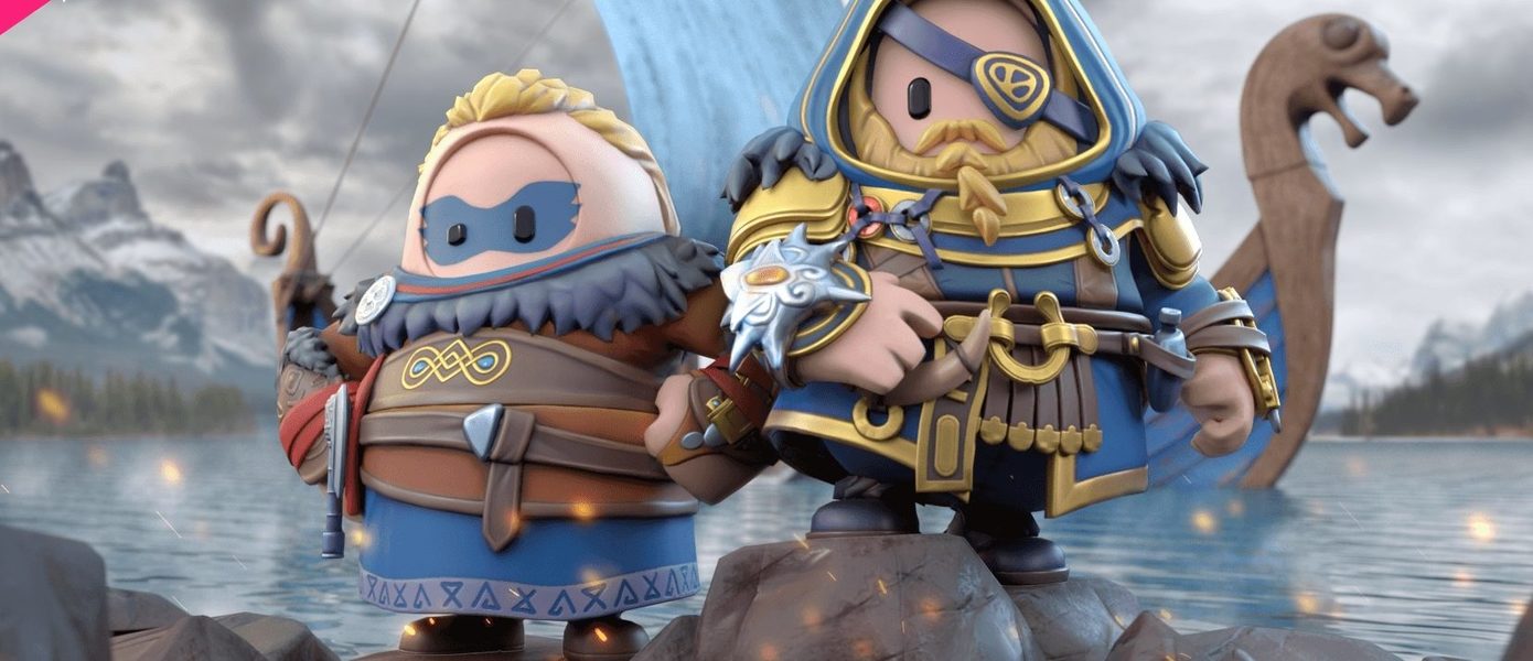 Эйвор и Один совершают прыжок веры: В Fall Guys появилась косметика из Assassin's Creed Valhalla
