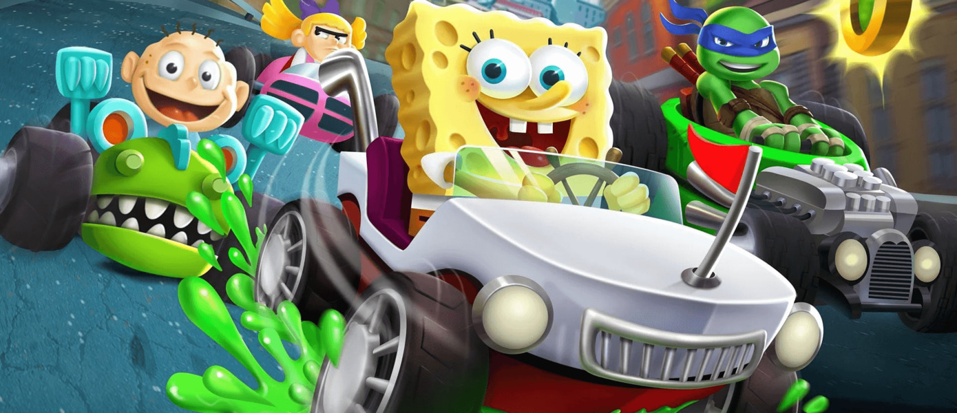 Черепашки-ниндзя против Губки Боба: На консолях и ПК выйдет гоночная аркада Nickelodeon Kart Racers 3: Slime Speedway