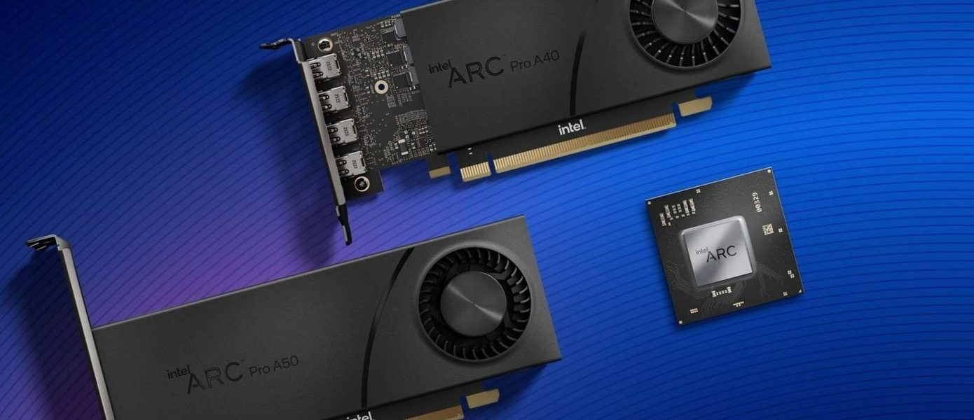 Intel представила видеокарты серии Arc Pro для профессиональных решений