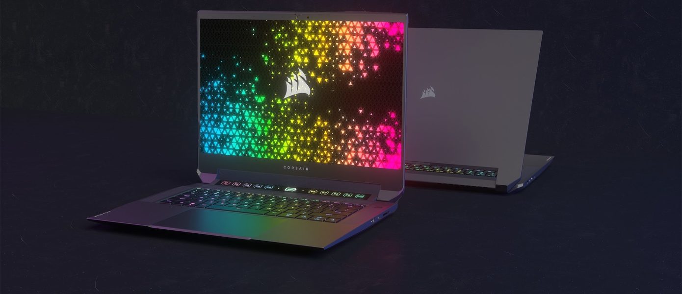 Corsair выпустила ноутбук Voyager a1600 — он ориентирован на геймеров и стримеров