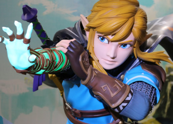 Детальный взгляд на Линка: Nintendo представила огромную статую героя The Legend of Zelda: Tears of the Kingdom