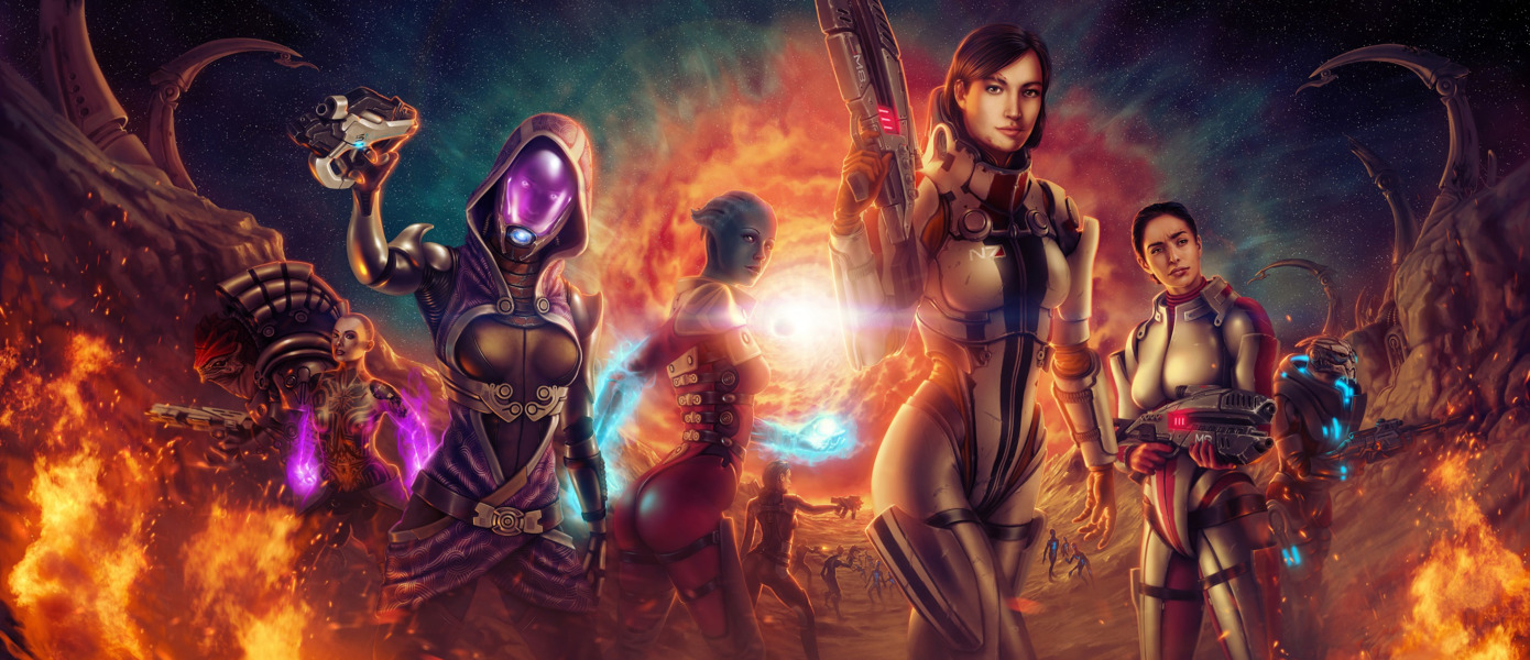 BioWare показала в сети новые концепт-арты Mass Effect 5 с футуристичными мегаполисами