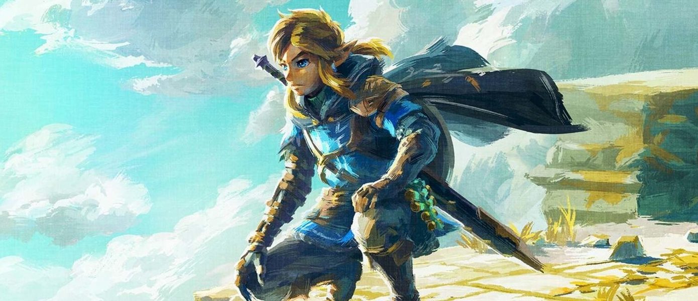 Зельда и Линк на персонажных постерах The Legend of Zelda: Tears of the Kingdom для Nintendo Switch