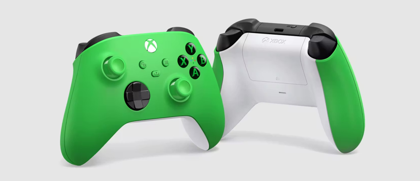 Microsoft анонсировала геймпад для Xbox и PC в новом зеленом цвете
