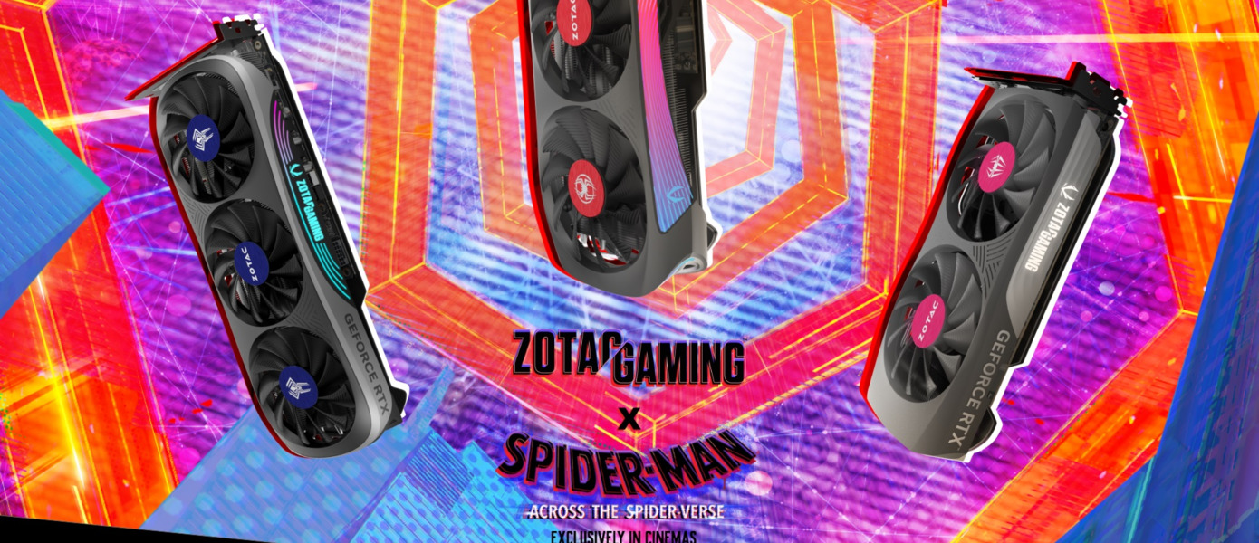 Zotac и Sony представили лимитированные комплекты RTX 4070 по Человеку-пауку