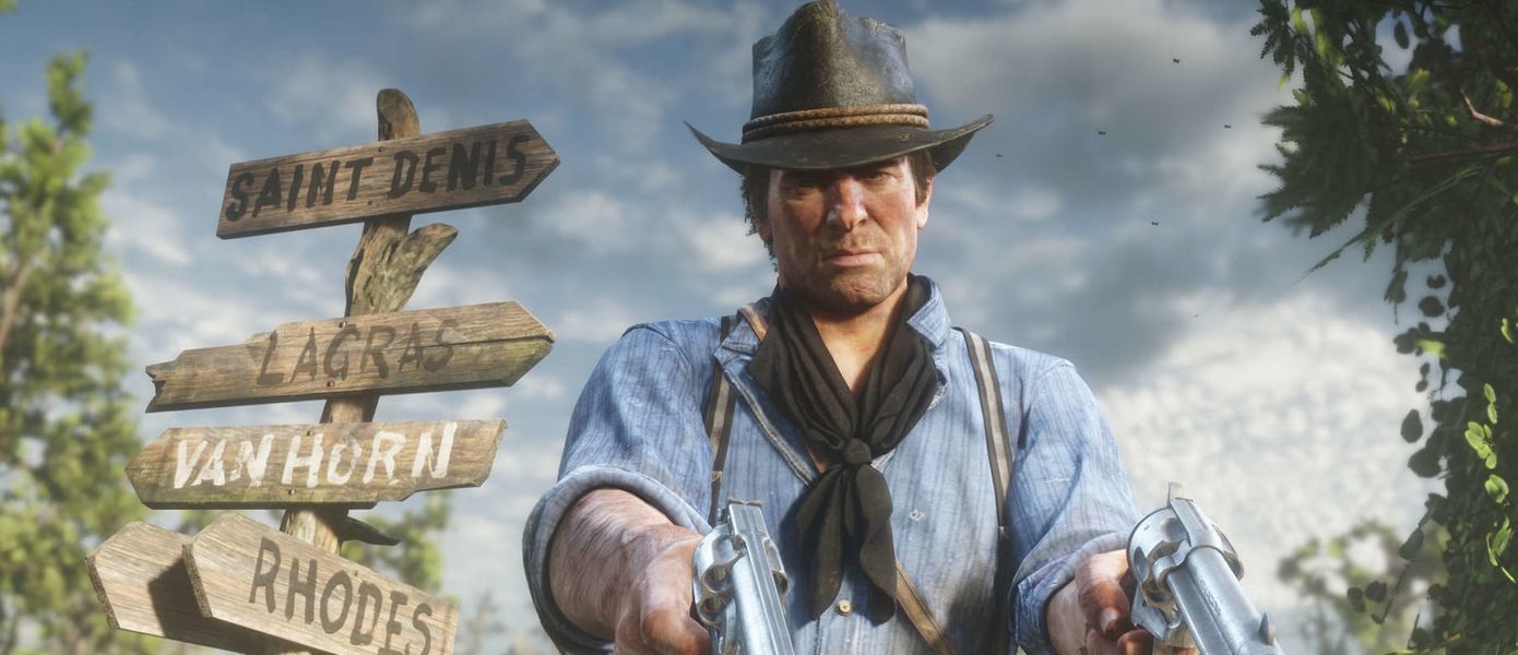 Артур Морган на законной работе с новым модом для Red Dead Redemption 2