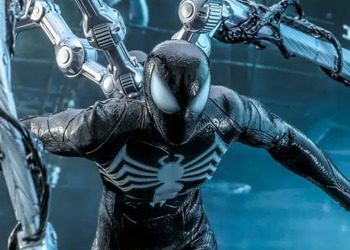 Фигурка Hot Toys по Marvel’s Spider-Man 2 раскрыла новые подробности о симбиотическом Человеке-пауке