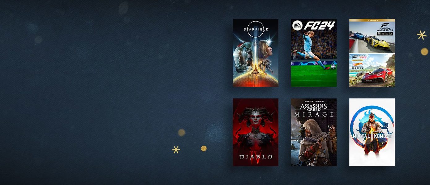 В Microsoft Store началась предновогодняя распродажа со скидками на игры для Xbox Series X|S до 75%
