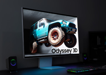 Samsung представила на Gamescom 2024 игровой монитор Odyssey 3D — он позволяет увидеть 3D-изображение без очков
