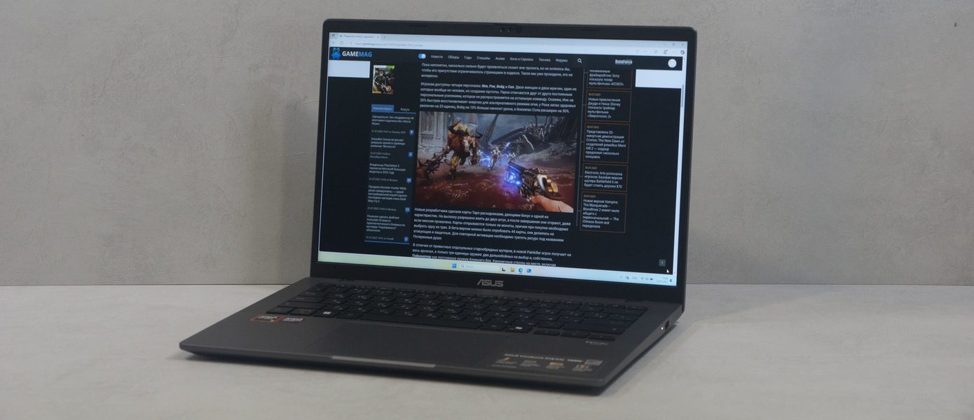 Мобильный офис: Обзор ноутбука ASUS Vivobook S14 (M3407H)