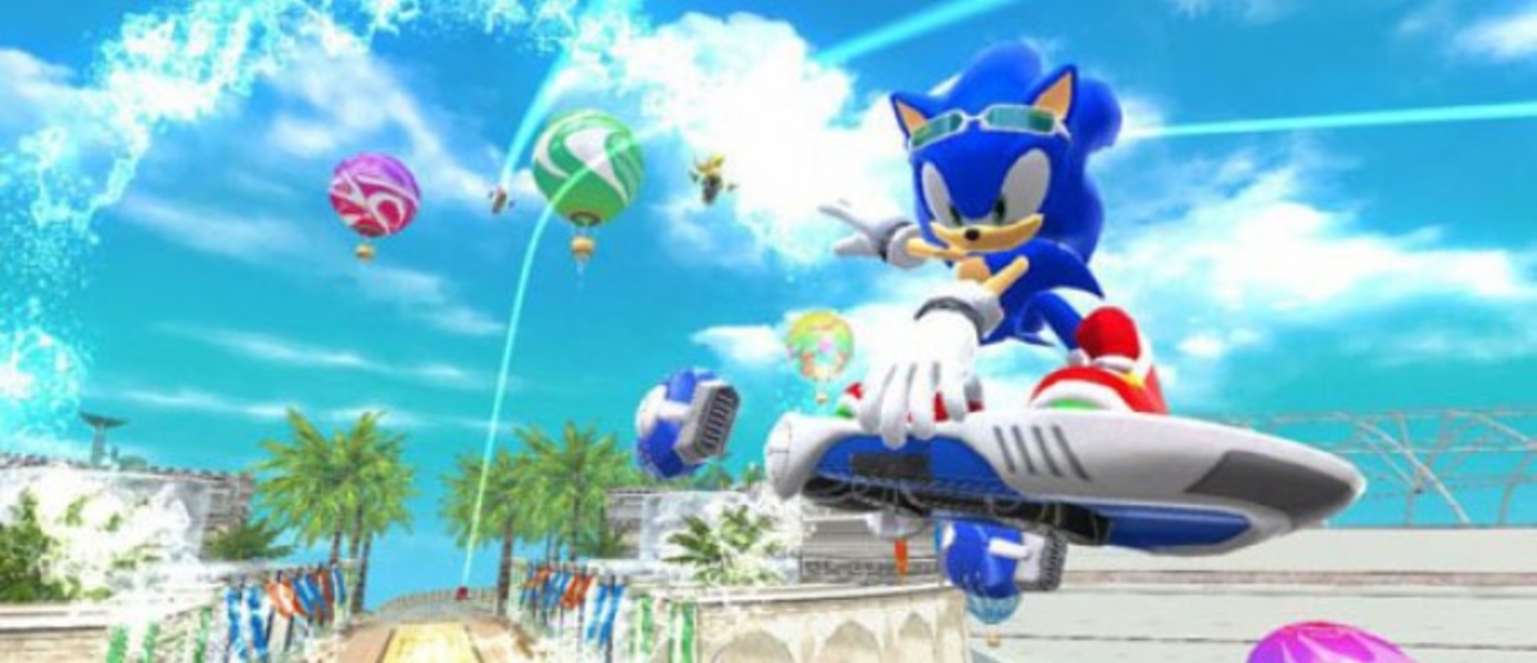 SONIC FREE RIDERS: Японский трейлер-инструктаж