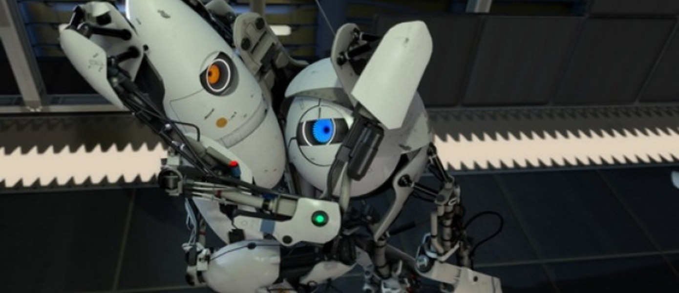 Первое изображение Chell в Portal 2