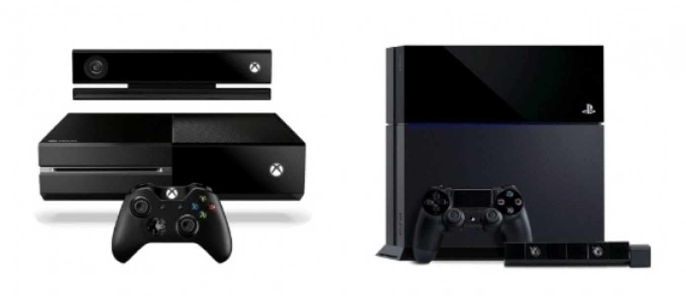 Сравнительные фото PlayStation 4 и Xbox One