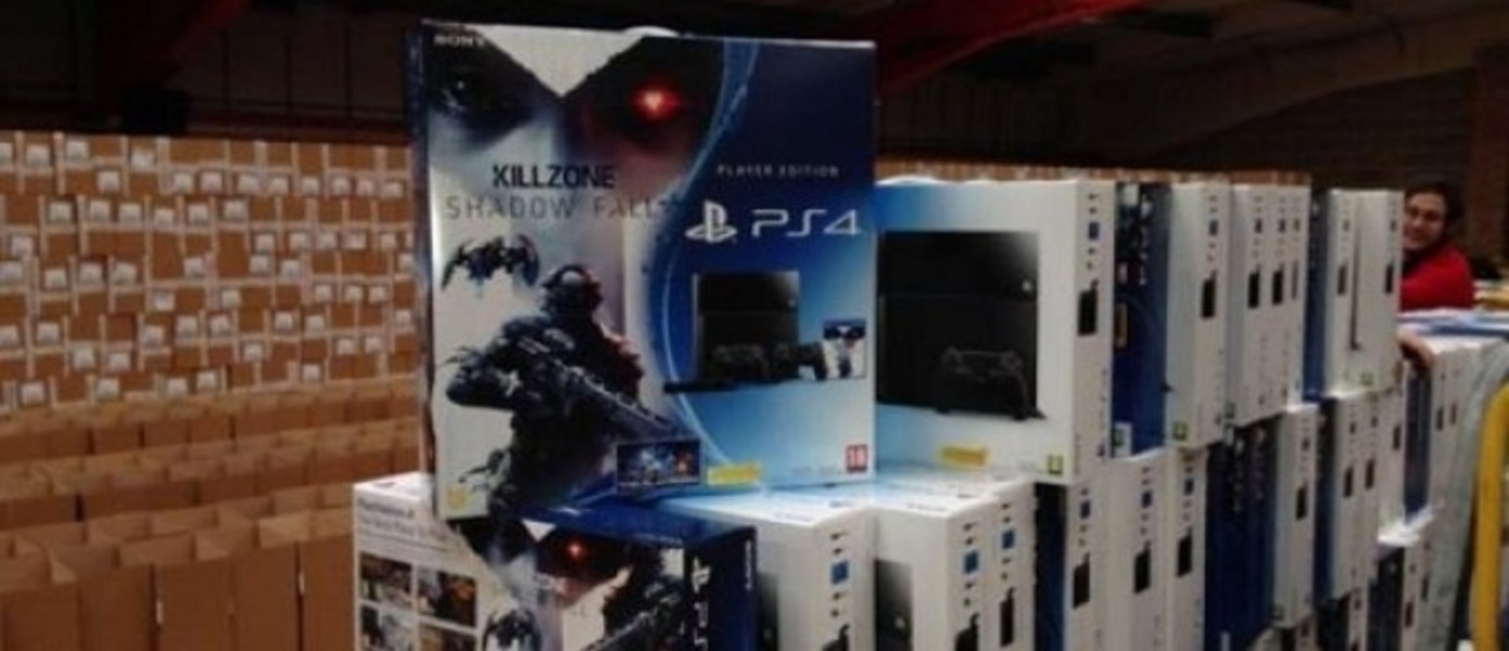 Европа готовится к запуску PlayStation 4, склады постепенно наполняются коробками с приставками