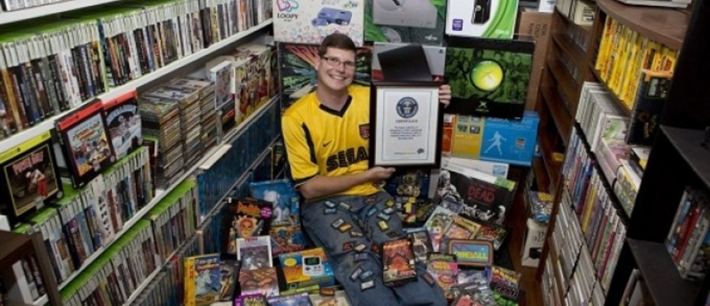 Американец установил новый рекорд Гиннеса, благодаря своей коллекции игр, насчитывающих 11,000 различных тайтлов
