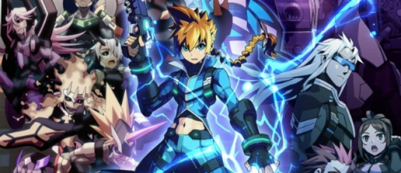 Открылся официальный английский сайт Azure Striker Gunvolt