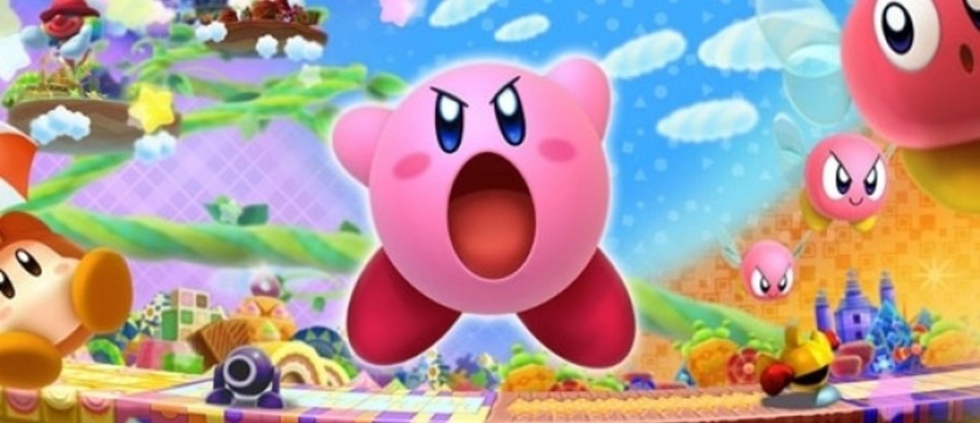 Новый геймплейный трeйлер Kirby: Triple Deluxe