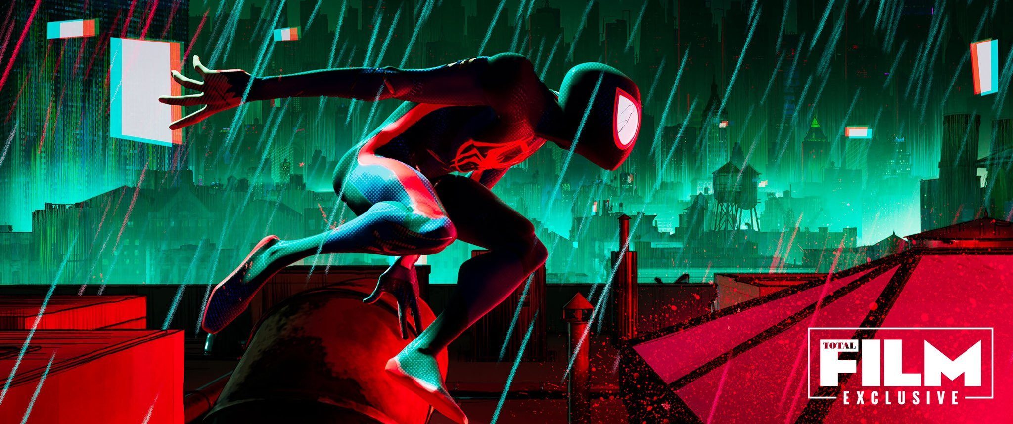 Майлз Моралес и прорва Паучков на постере анимационного фильма Человек-паук: Паутина вселенных от Sony | GameMAG