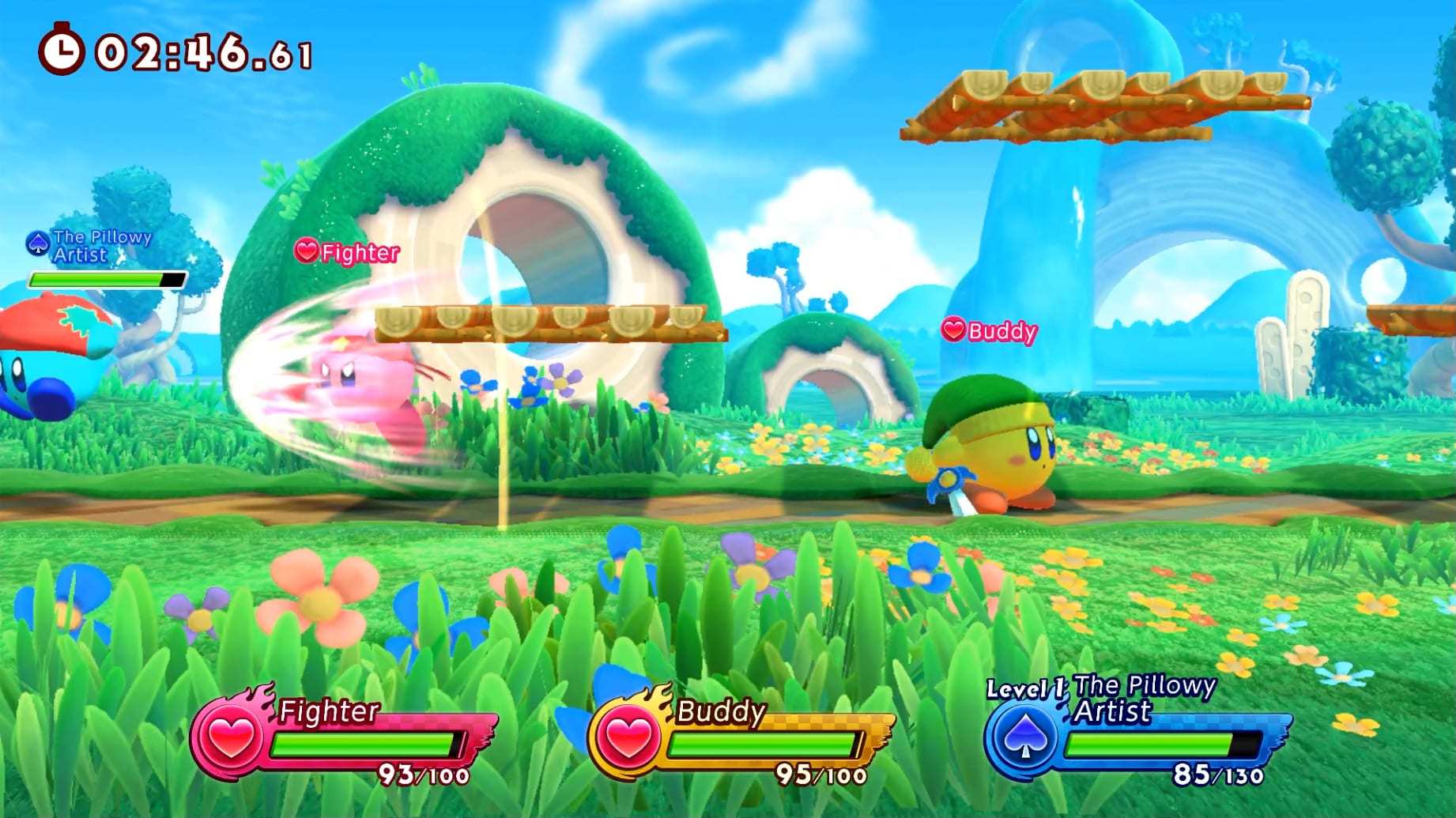 Побоище колобков возвращается: Обзор Kirby Fighters 2