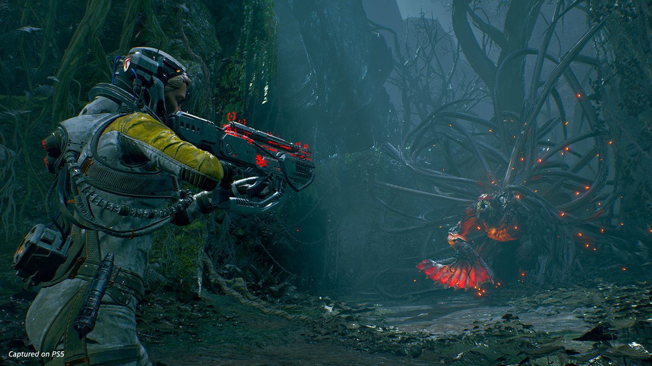Resogun в формате Dark Souls: Обзор Returnal