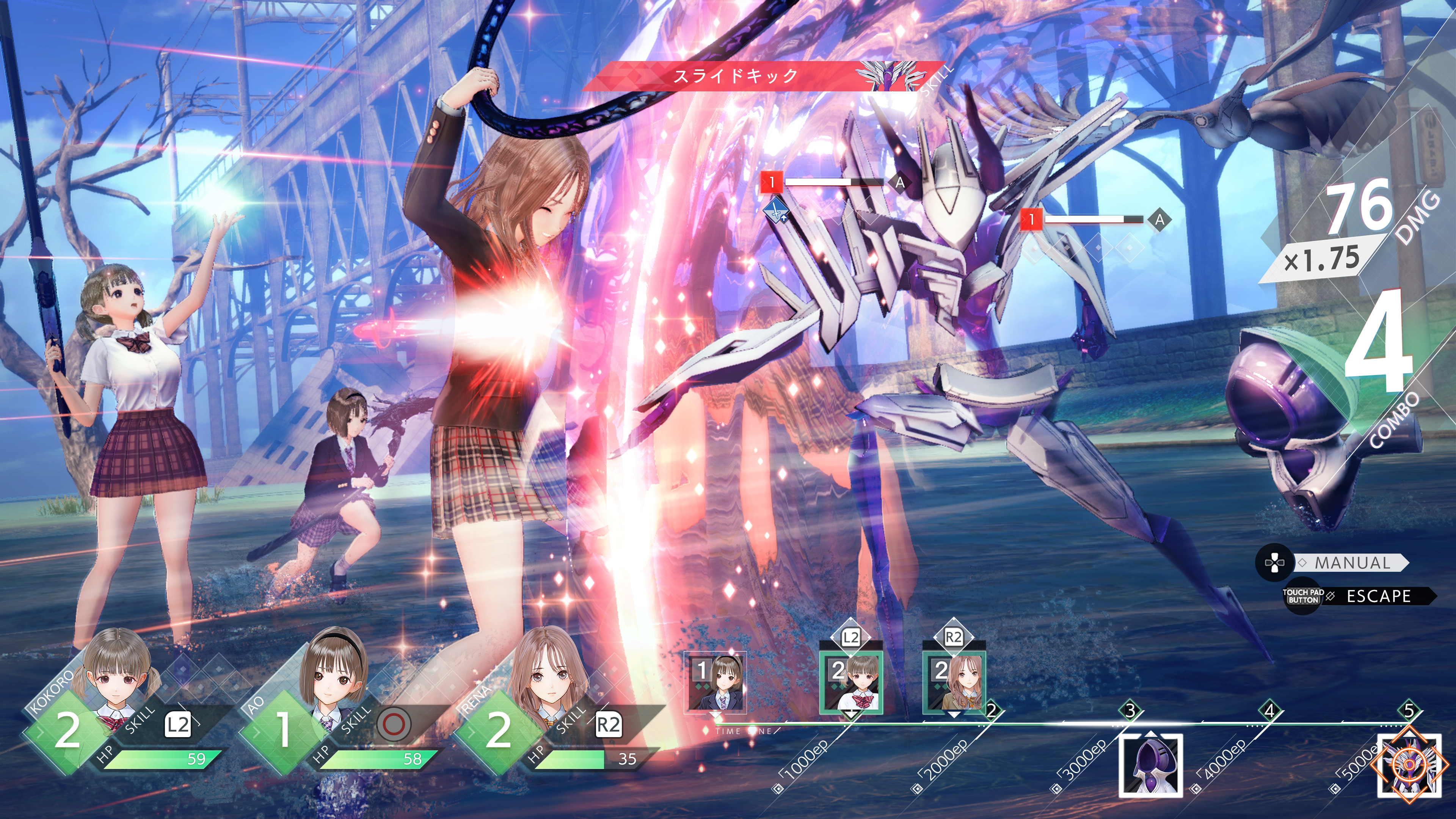 Психологический релакс в компании очаровательных спутниц: Обзор Blue Reflection: Second Light