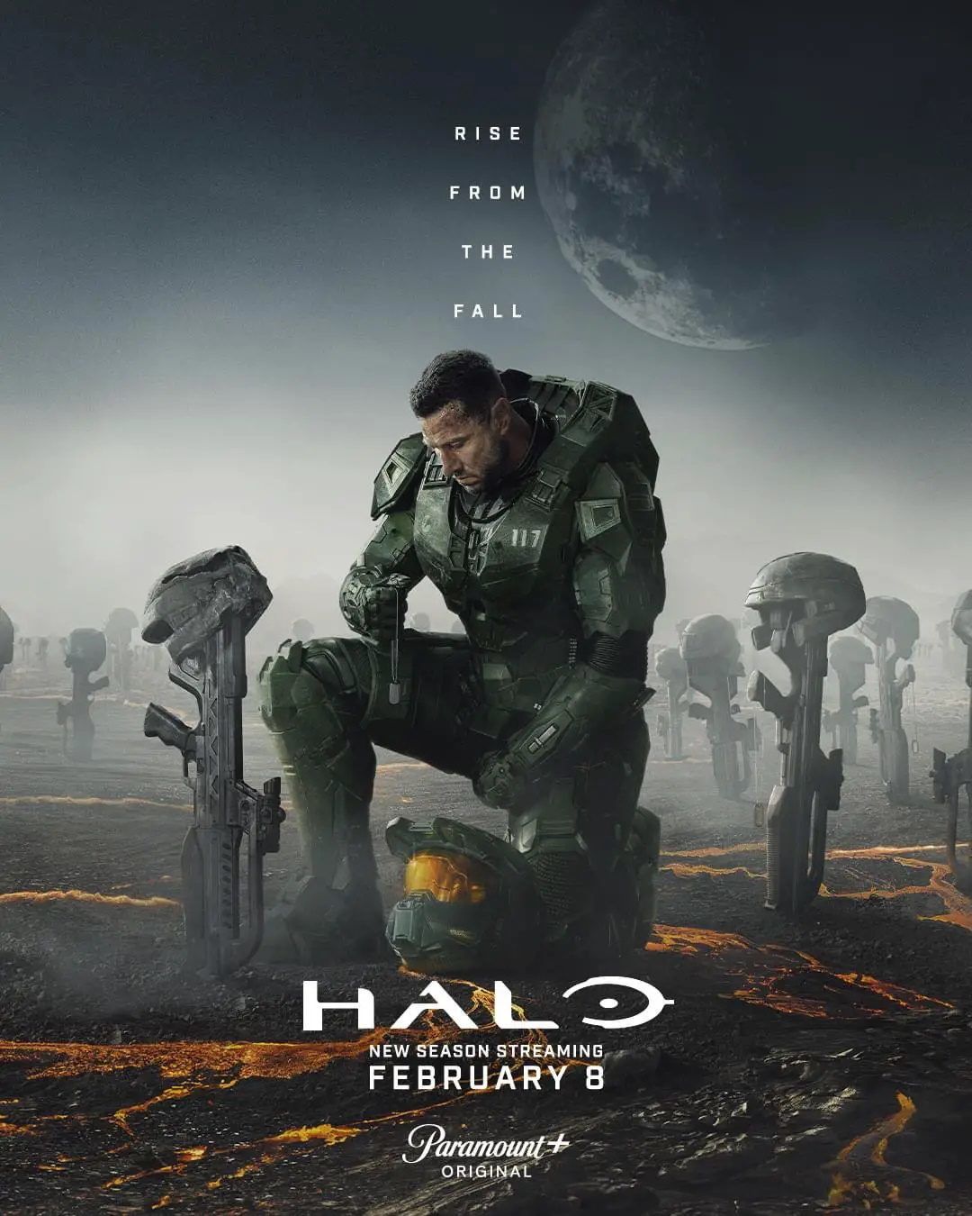 Мастер Чиф без шлема на первом постере второго сезона сериала Halo