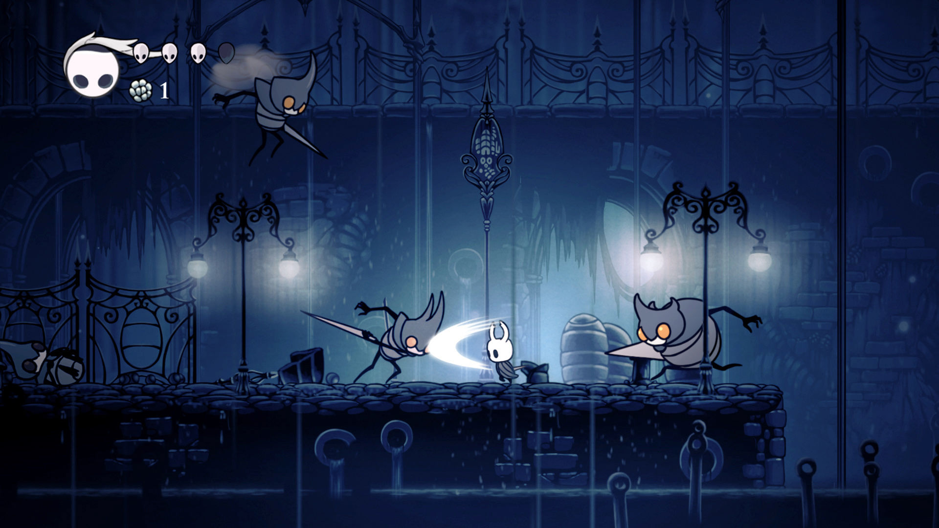 В Hollow Knight много необычных врагов и сильных Боссов