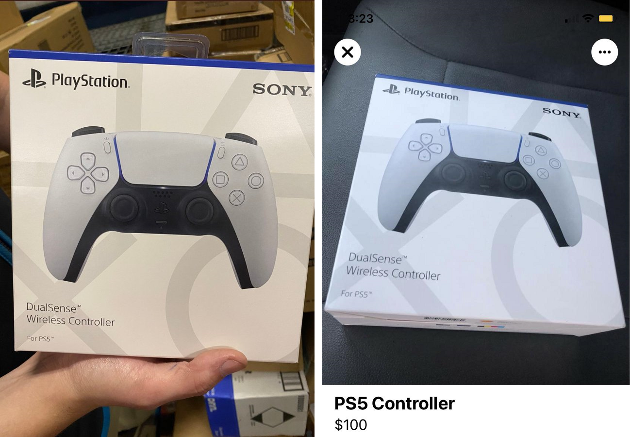 Где найти ps5. Геймпад Sony PLAYSTATION 5 Dualsense. Джойстик ps5 коробка. Джойстик ps5 в упаковке. Sony PLAYSTATION 5 Box.