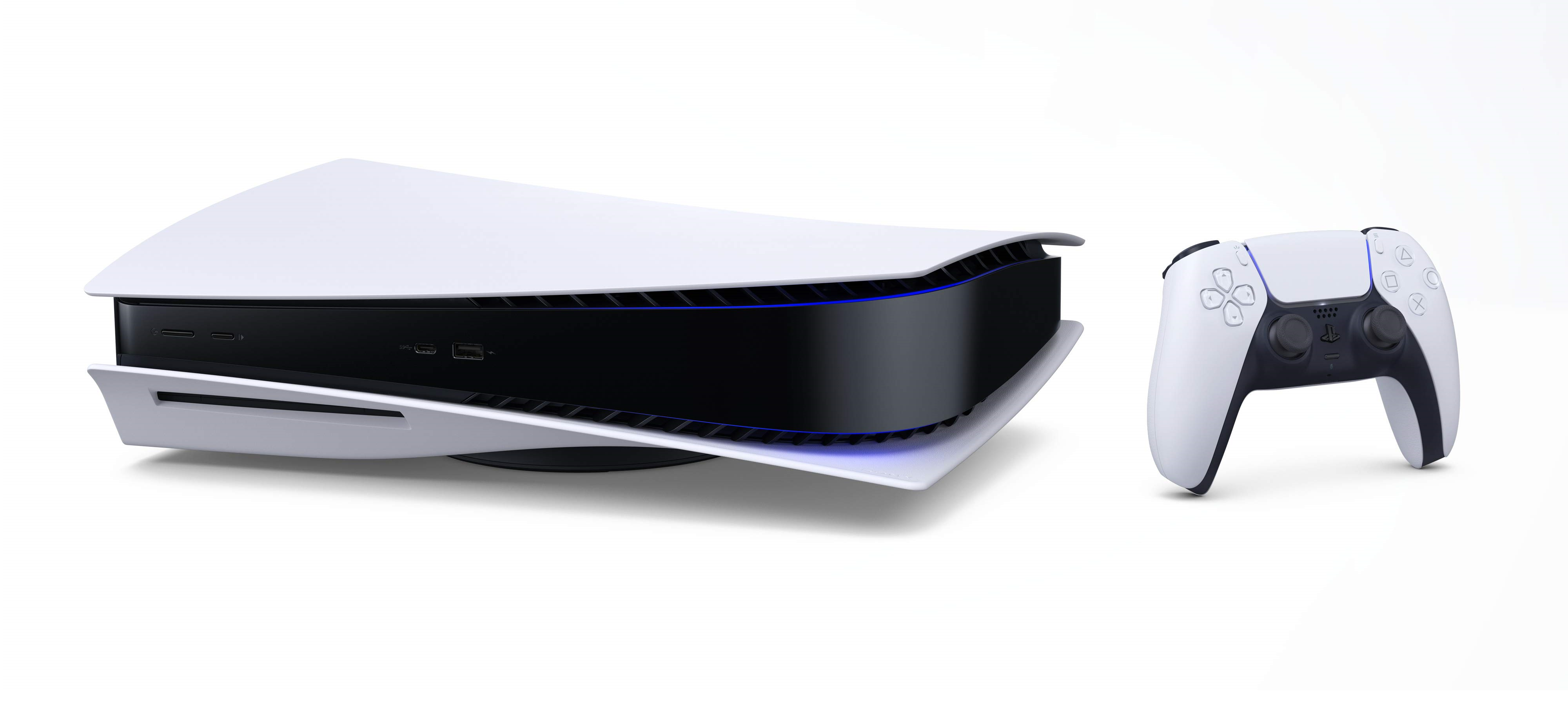 We look at the PlayStation 5 - there were images of both versions of ...